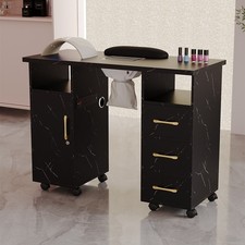 Professional Manicure Table Nail Station Art Salon Beauty Desk & Dust Collector