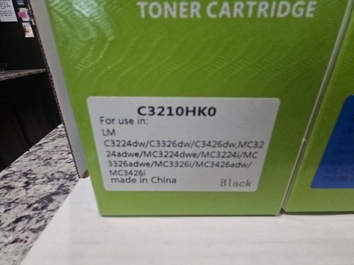 Ballmers Toner Cartridge C3210K0 C3210C0 C3210M0 C3210Y0 - 第 3/8 張圖片