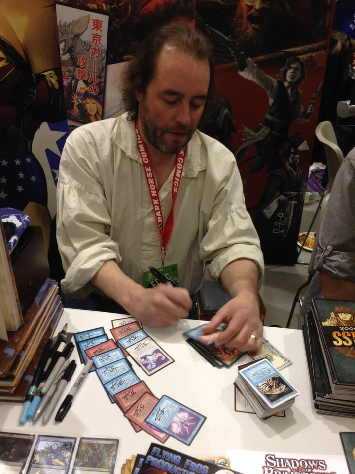 SIGNED MtG Magic Brian Snoddy Artist Proof _ Legends _ BOOMERANG _ VHTF 1/100! - Image 2 of 2