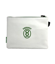 New Titleist Pinehurst No. 8 Logo White/Green Zippered Valuables Pouch
