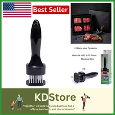 Meat Tenderizer 24 Steel Blades Fast Marinade & Tenderize Tool