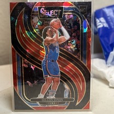 2024-25 Panini Select Premier Level Dillon Jones #200 Red Cracked Ice Prizm (RC)