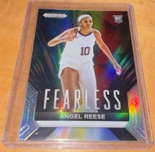 2024-25 Panini Prizm Draft Picks - Fearless Angel Reese #21 Silver Prizm (RC)