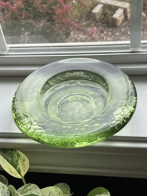Fire and Light   Olive Candle / Wine Stand   Recycled Glass