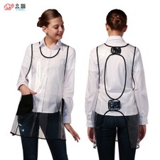 YODEL BLACK POCKET CLEAR APRON / Hair Salon Staff Apron for Adult / Korea Made
