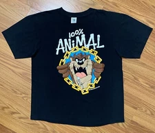 Vintage Looney Tunes Tasmanian Devil Taz T-shirt Large Cartoon Funny Hip Hop 90s