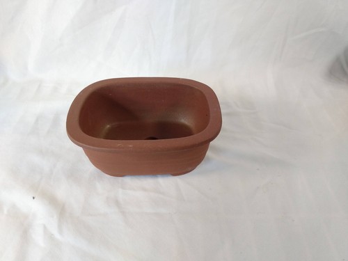 Unglazed Round Rectangle Ceramic Bonsai / Cactus pot.  3 sizes available - Bild 8 von 11