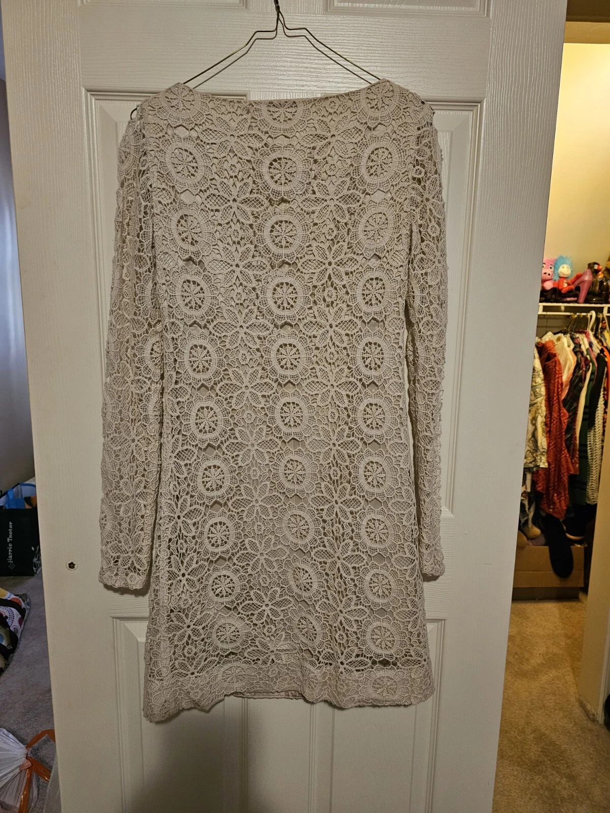 OFF WHITE Abito bianco crema Trina Turk taglia 0