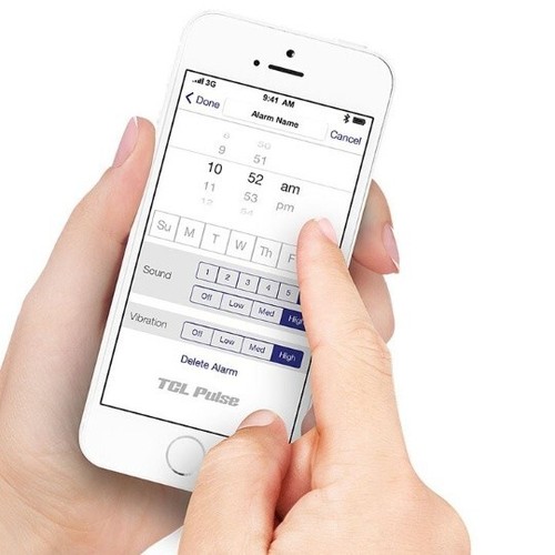 Agitador de cama vibratorio Bluetooth Amplifyze TCL azul pulso - Imagen 2 de 2
