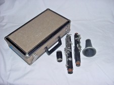 THE PEDDLER CO. WOOD CLARINET ELKHART INDIANA 1950S IN LEBLANC CASE