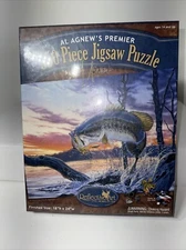 Strike King 550 Piece Puzzle  Al Agnew Premier Reflective Art - Fishing Fly Bass