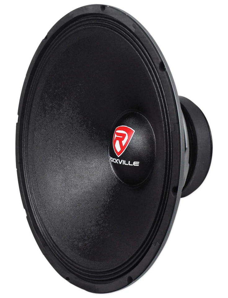 Rockville RVW1800P8 1800w 18" Raw DJ Subwoofer 8 Ohm Sub Woofer 107OZ Magnet - Image 2 of 4