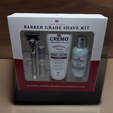 Cremo Barber Grade Shave Kit  Razor  Cream  After Shave Balm  3 Refills NEW 