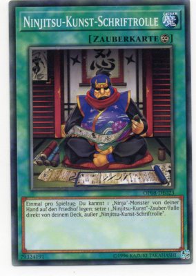 Yu Gi Oh Ninjitsu-Kunst-Schriftrolle - OP08-DE023 - OTS Tournament Pack 8 