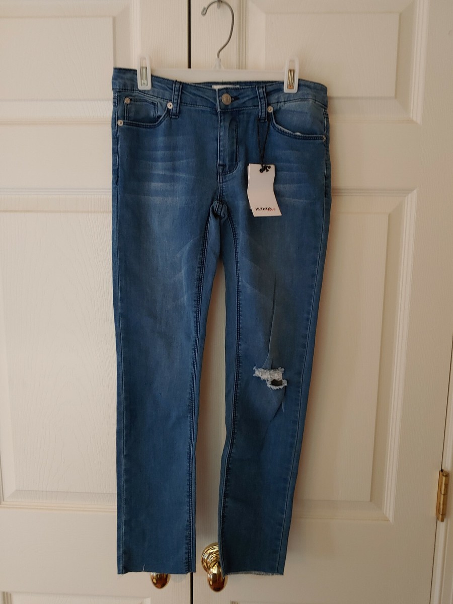 Jeans Hudson Kids Taille 5 - Délavé Bleu, Coupe Slim, Occasion Très Bon état