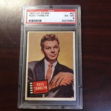 1957 Topps Hit Stars Trading Cards 43