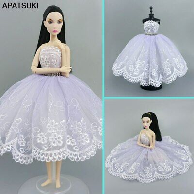 Details about   Pink Purple Floral Fashion Ballet Dress For 11.5" Doll Outfits 1/6 Dolls Clothes