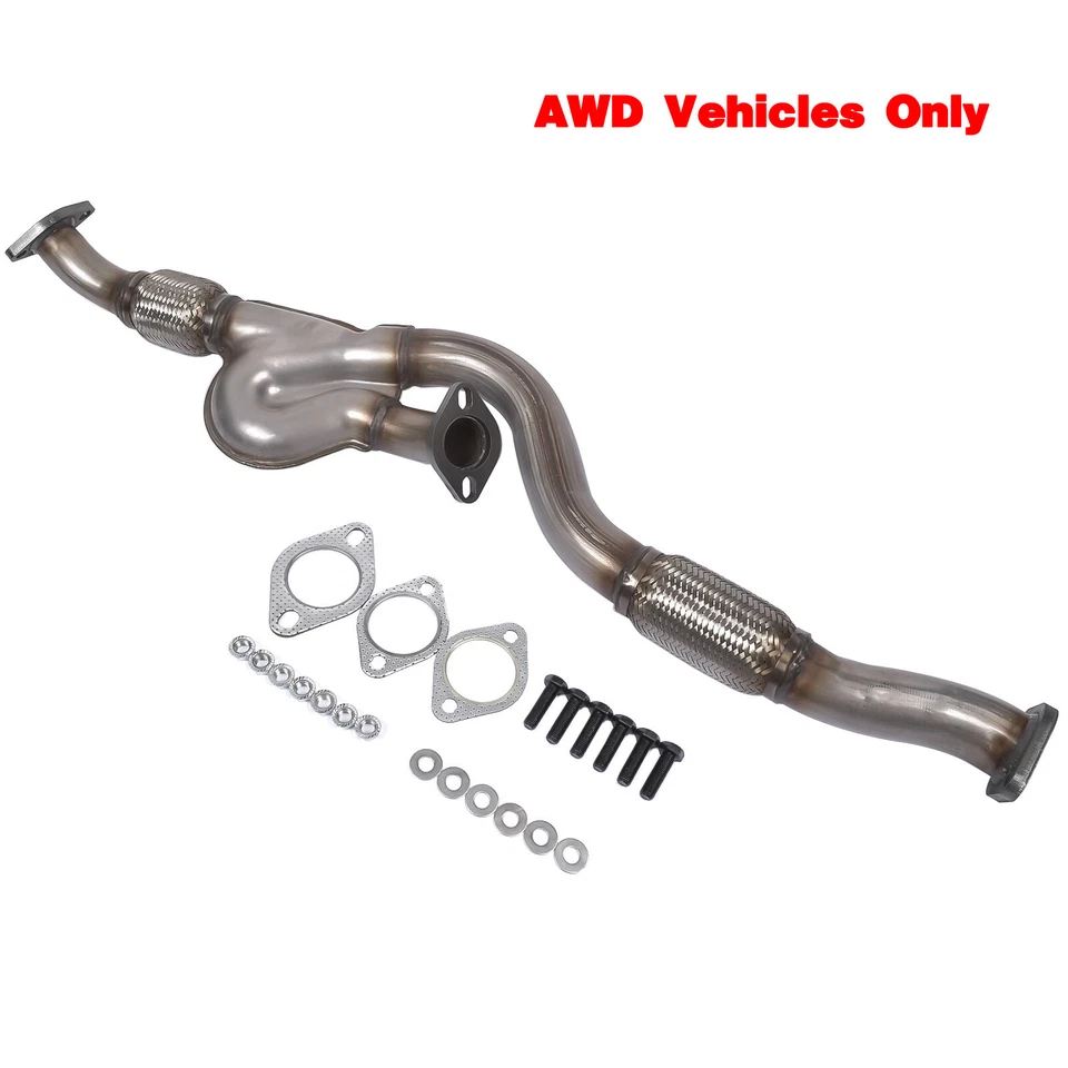 Tubo de escape delantero flexible en Y para Hyundai Tucson Kia Sportage 2,7 L V6 GAS AWD 05-08 Foto 2 de 4