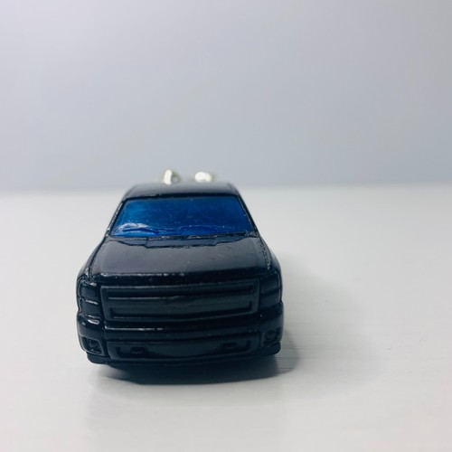 2009 HW Heat Fleet 117 Chevy Silverado Black Flames Chrome Bike Motorcycle - Picture 10 of 14