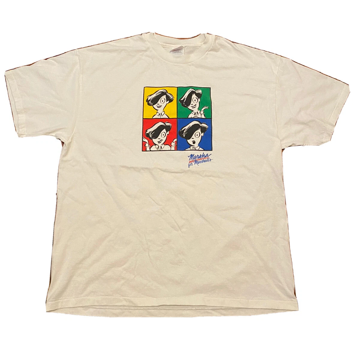 Vintage Marsha For Marshall s Discount Store T Shirt Size XL X Large Mens