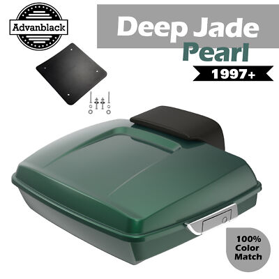 For 97+ Harley/Softail Advanblak Razor Tour Trunk Pack Luggage DEEP JADE PEARL