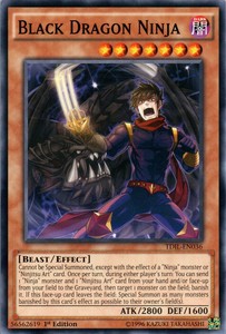 Black Dragon Ninja - TDIL-EN036 - Common - 1st Edition x3 - Near Mint