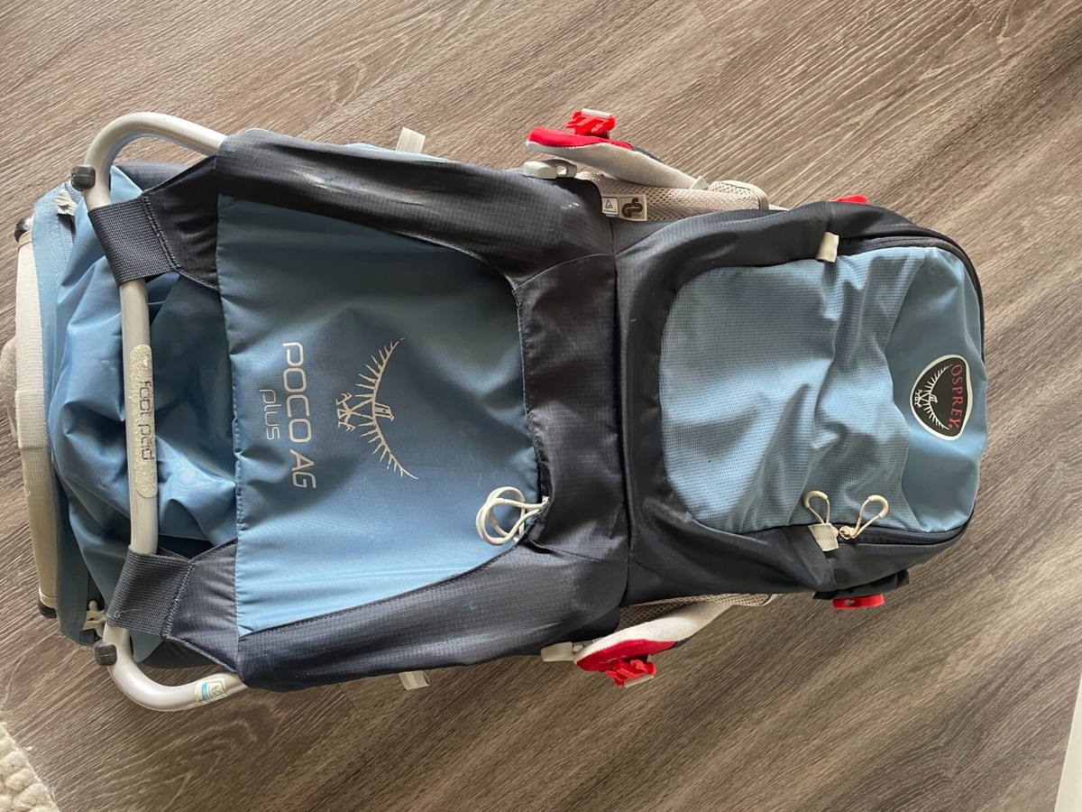 Osprey poco Ag Plus CHILD CARRIER w/Sun Shade HIKING