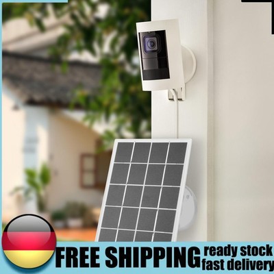 Durable 10W Camera Solar Panel Useful for Ring Stick Up Cam and Spotlight Cam