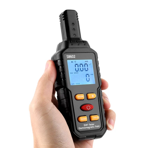 Detector de radiación 3 en 1 dosímetro contador Geiger EMF probador electromagnético - Imagen 9 de 14