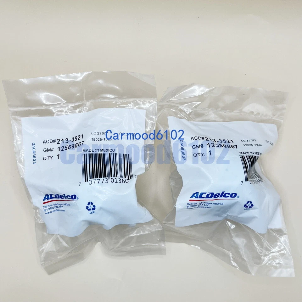 2X Genuine 213-3521 12589867 OEM Knock Sensor For Chevy Silverado Express - Image 2 of 4