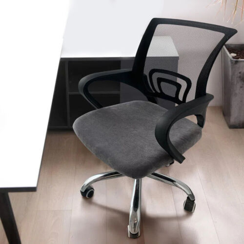 *Samt-Bürostuhlbezug Drehbarer Sitzbezug Computer-Sattelbezug ≥ - Bild 16 von 37