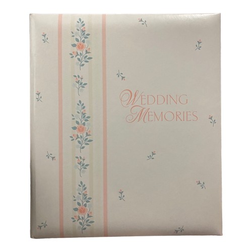 Hallmark Wedding Embossed Memory Book LOVE CHERISH HONOR
