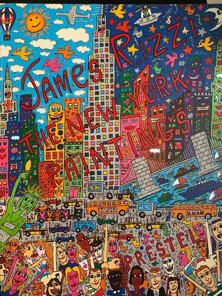 James Rizzi, unikat, The New York Paintings mit Handzeichung / Widmung - Bild 2 von 2