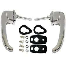 1947~51 Chevy Pickup Truck Door Handle Outside Chrome Pair Right & Left Dynacorn