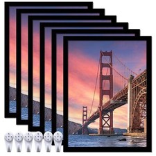 6 Sets 9x12 Picture Frame Frames for 9 x 12 Canvas Collage Photo Poster Certi...