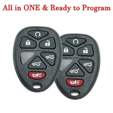 2x Keyless Entry Remote Control Key Fob for OUC60270 2007-2014 TAHOE CHEVY GMC