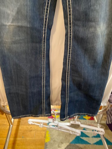 CODE BLUE ANNETTE BLUE JEANS SIZE 6 WITH BLING BOOTCUT - Picture 3 of 7