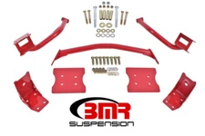 For 1979-2004 Mustang BMR Torque Box Reinforcement Plate Kit RED