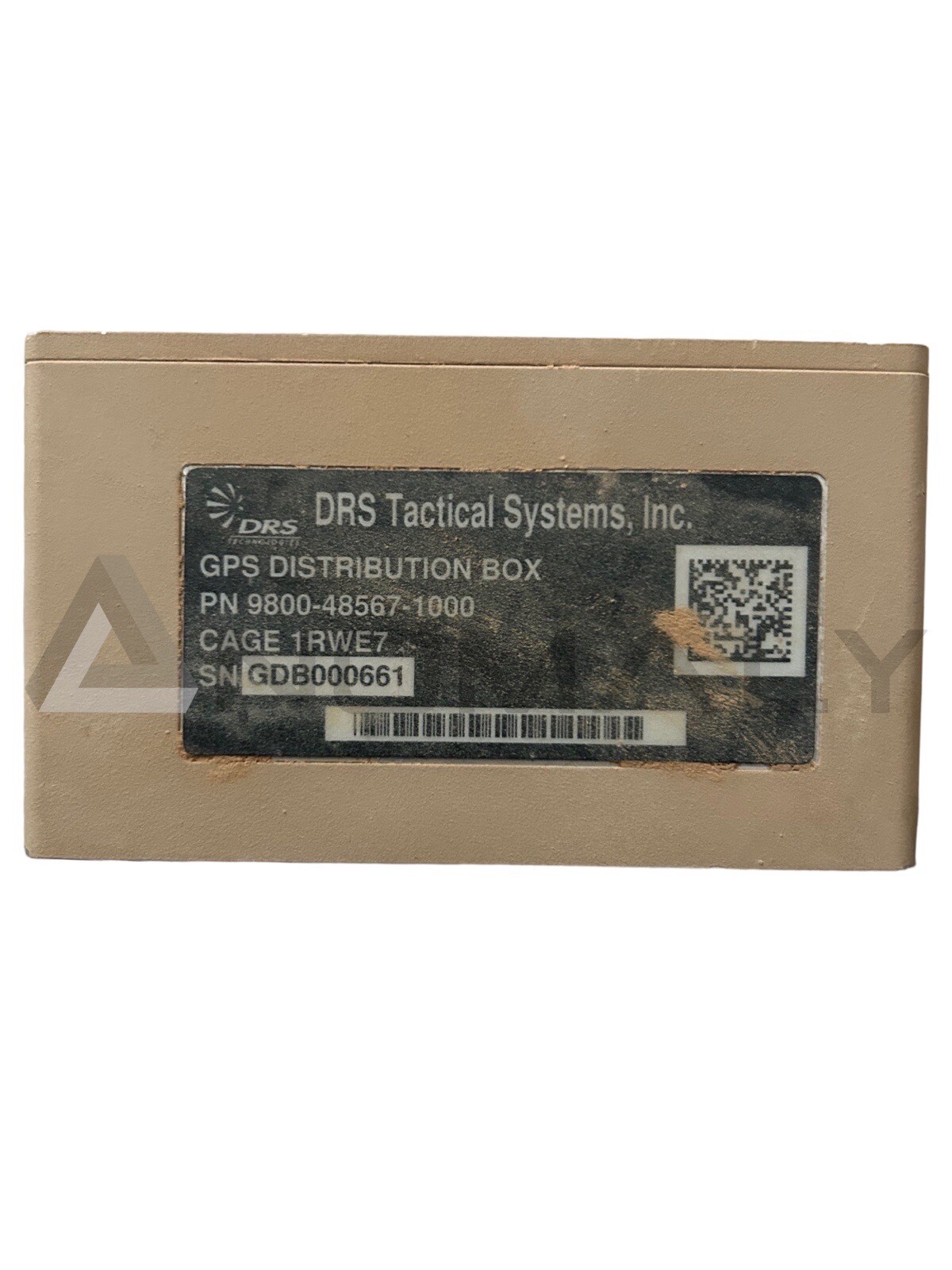 DRS Tactical Systems, GPS Distribution Box, CAGE 1RWE7, NSN 611001698