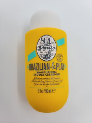 Sol de Janeiro Brazilian 4 Play Moisturizing Shower Cream-Gel 3 fl oz / 90ml NEW