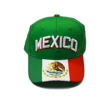 Mexico  Adjustable Cap Hat  100% Cotton Flag National Team Sports Soccer 