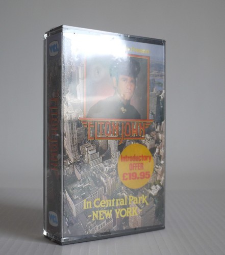 Elton John in Central Park New York. BETAMAX Video Cassette Tape New Sealed - Imagen 5 de 10