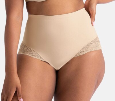Mieder Taillenslip Brigitte/ Eco  von DORINA, D002201 -schwarz, haut Gr. S-3XL