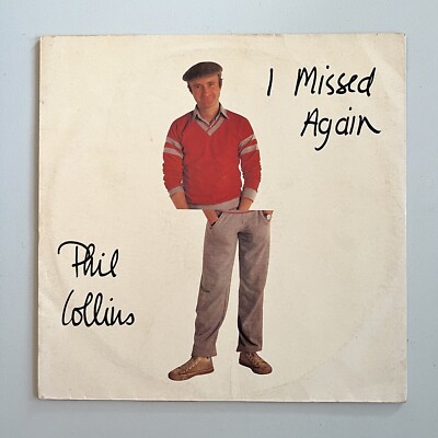 PHIL COLLINS I Missed Again 12'' 45rpm UK Picture Sleeve 1981 EX/EX