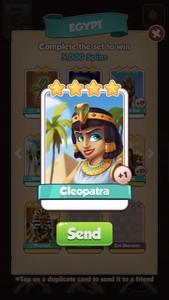 Coin Master Cléopâtre game Card
