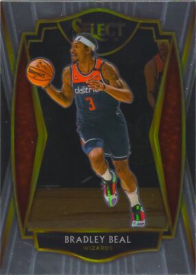 Bradley Beal 2020-21 Select Basketball Chrome Card #127 Wizards