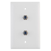 Onq/legrand Wp2009whv1 3ghz Dual Coax Wallplate, White, New, Free Shipping on sale Onq/legrand Wp2009whv1 3ghz Dual Coax Wallplate, White, New, Free Shipping on sale