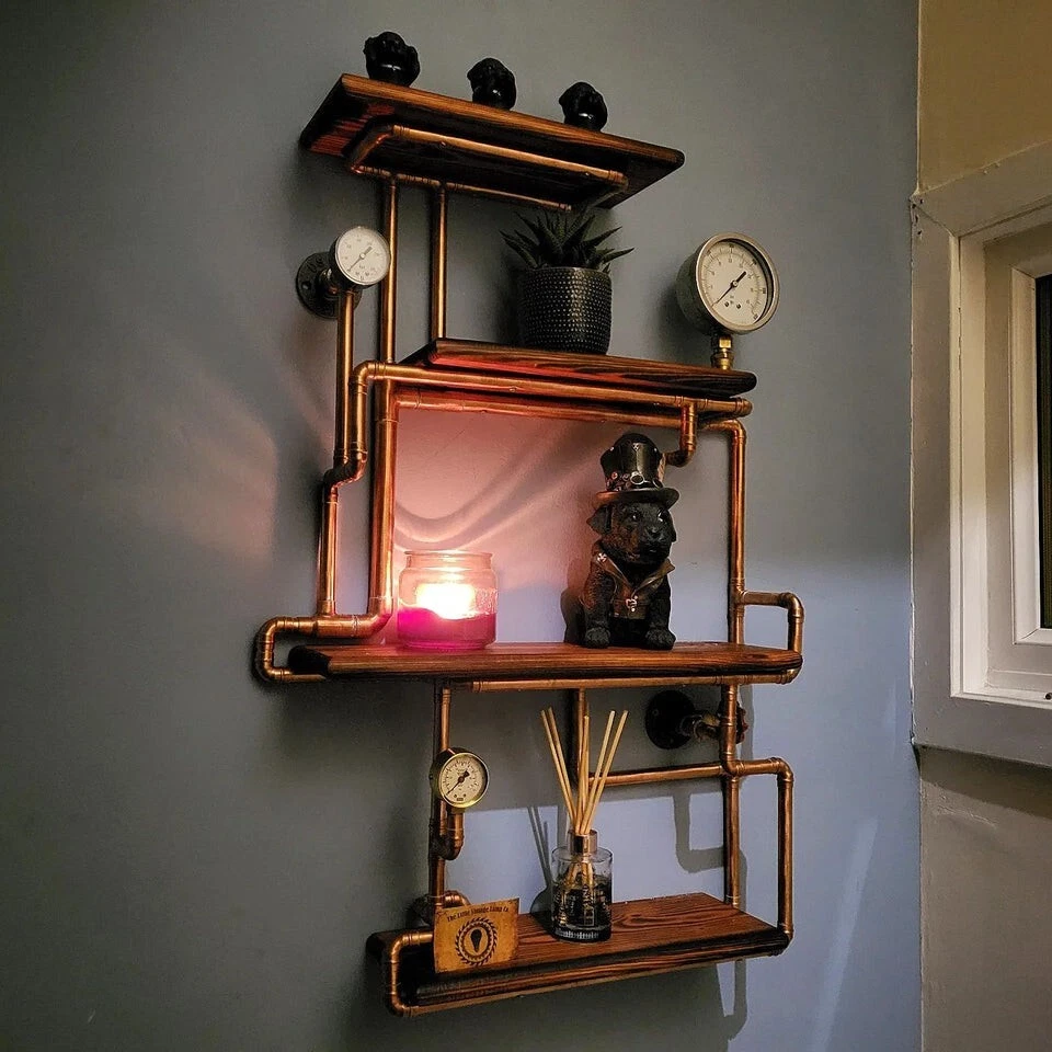 Steampunk shelving unit deals