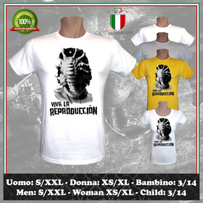 T-SHIRT ALIEN VIVA LA REPRODUCCION CHE GHEVARA PARODIE KUBA TV HERREN DAMEN KIND