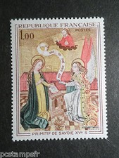 FRANCE  1970, timbre 1640, ART, TABLEAU PRIMITIF SAVOIE, neuf**, PAINTING MNH